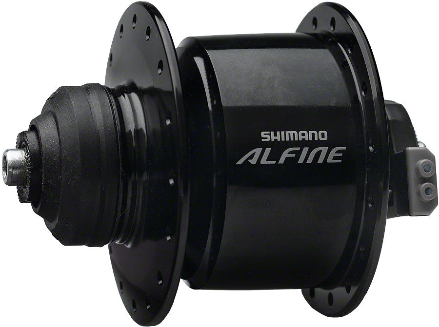 Buje delantero con dinamo Shimano Alfine DH-S501 - QR x 100 mm, bloqueo central, negro, 32 agujeros
