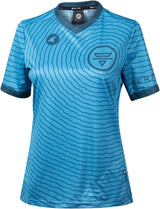 Camiseta Teravail Monitor - Azul Lago/Azul Acero/Azul Prusia para mujer, talla XL