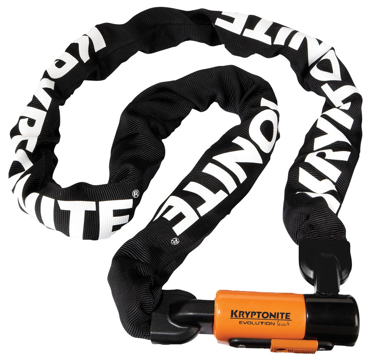 Candado de cadena Kryptonite Evolution 4 1016 con llave de 10 mm, 160 cm, 5,25 mm, color negro