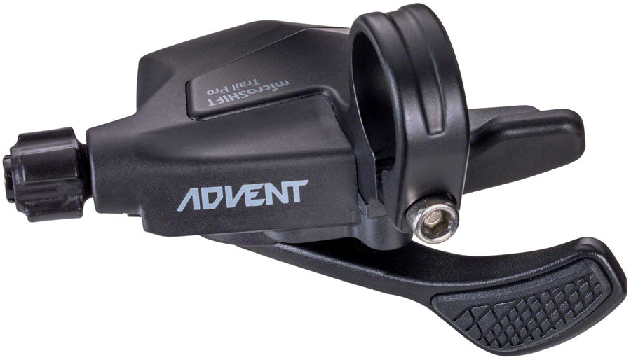 Mando a distancia microSHIFT ADVENT Trail Trigger Pro para bicicleta eléctrica (1 x 9 velocidades, con un solo clic, compatible solo con ADVENT), color negro
