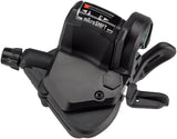 microSHIFT Mezzo Palanca de cambios izquierda con toque de pulgar Indicador óptico triple de marcha Compatible con Shimano