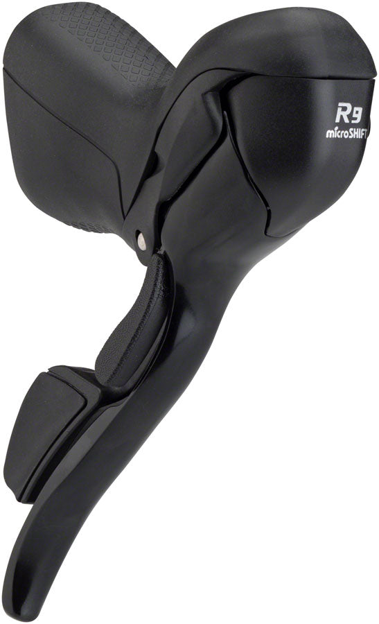 Palanca de cambios microSHIFT R9 para manillar abatible derecho de 9 velocidades compatible con Shimano