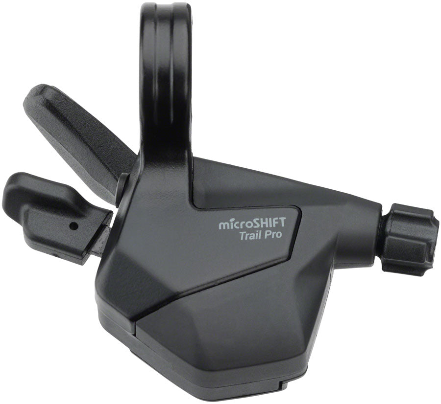 Mando a distancia microSHIFT ADVENT Trail Trigger Pro para bicicleta eléctrica (1 x 9 velocidades, con un solo clic, compatible solo con ADVENT), color negro