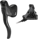 Maneta de freno Campagnolo EKAR GT Ergopower para pinza de freno de disco (izquierda/delantera) para pinza hidráulica de 13 velocidades y 140 mm de montaje plano, color negro