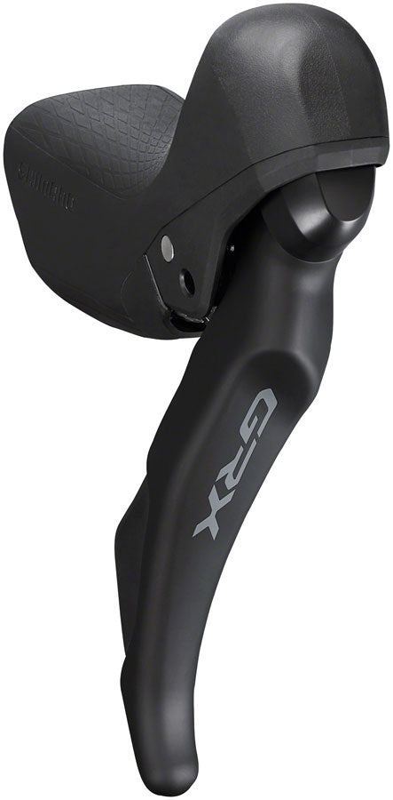 Maneta de cambio/freno Shimano GRX ST-RX600 Pinza de freno de disco hidráulico BR-RX400 (derecha/trasera, 11 velocidades, montaje plano, negro)