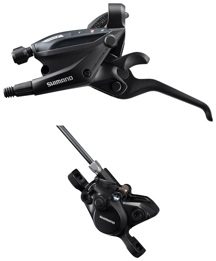 Shimano ST-EF505 EZ Fire Plus Shift/Brake Lever BR-MT200 Disc Brake Caliper
