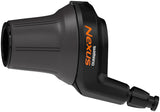 Mando de cambio Shimano Nexus SL-C6001 RevoShift de 8 velocidades - Indicador óptico de marchas Para usar con buje Nexus Inter-8 con engranajes internos BLK