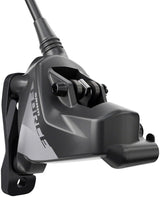 Maneta de cambio/freno SRAM Force eTap AXS HRD, pinza de disco hidráulica (izquierda/delantera, montaje plano, desplazamiento de 20 mm, manguera de 950 mm, negro, D1)