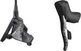 Maneta de cambio/freno SRAM Force eTap AXS HRD, pinza de disco hidráulica (izquierda/delantera, montaje plano, desplazamiento de 20 mm, manguera de 950 mm, negro, D1)