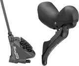 Pinza de palanca de freno hidráulico/cambio mecánico Shimano Tiagra ST-4720/BR-4770 (trasera, montaje plano, pastillas de resina con aletas, color negro)