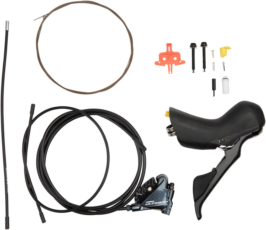 Shimano Ultegra ST-R8020/BR-8070 Disc Brake Lever - Rear Hydraulic Flat Mount Resin Pads BLK