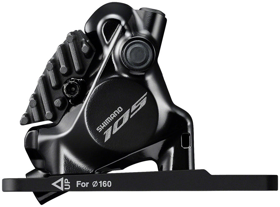 Maneta de cambio/freno Shimano 105 ST-R7170-LE Di2 BR-R7170 Pinza de freno de disco hidráulico - Delantera 2x Adaptador de horquilla de montaje plano BLK