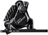Maneta de cambio/freno Shimano 105 ST-R7170-LE Di2 BR-R7170 Pinza de freno de disco hidráulico - Delantera 2x Adaptador de horquilla de montaje plano BLK