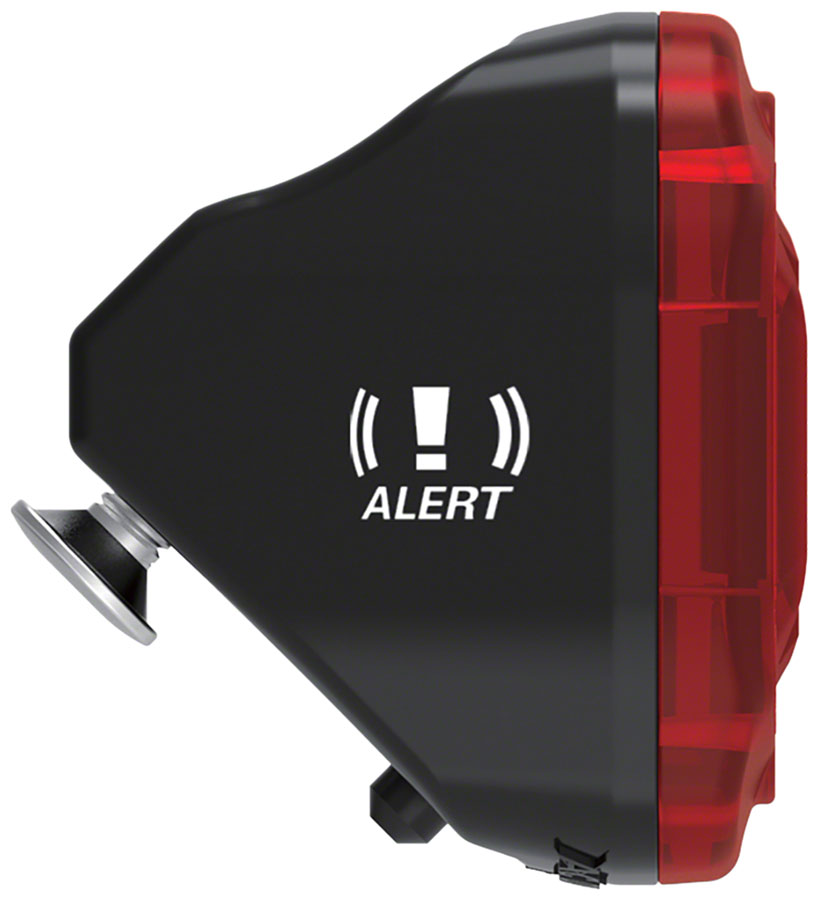Luz trasera para bicicleta eléctrica Lezyne con soporte para guardabarros - 11 lúmenes STVZO, color negro