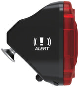 Luz trasera para bicicleta eléctrica Lezyne con soporte para guardabarros - 11 lúmenes STVZO, color negro