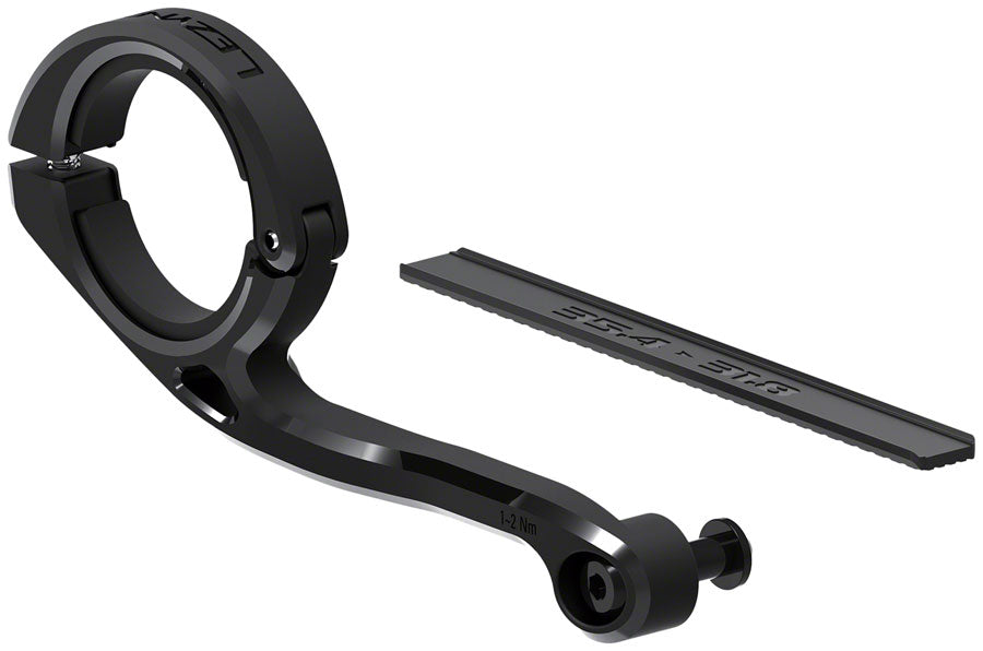 Soporte para faro delantero de manillar central delantero de bicicleta eléctrica Lezyne - Con calzas negras