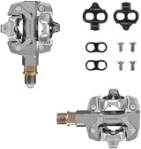 LOOK X-TRACK Single Power Pedals - Dual Sided Clipless Chromoly  9/16" Silver