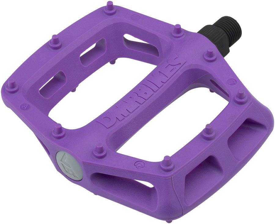 Pedales DMR V6 - Plataforma de plástico de 9/16" - Gris