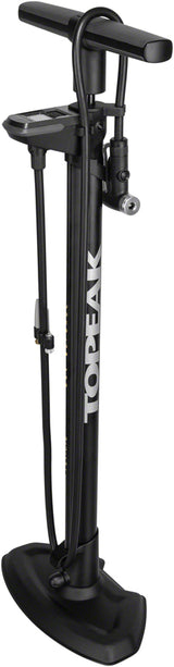 Bomba de piso digital Topeak JoeBlow Pro - 200 psi/13,8 bar, manómetro digital, SmartHead DX3, botón de liberación de aire, negro/amarillo
