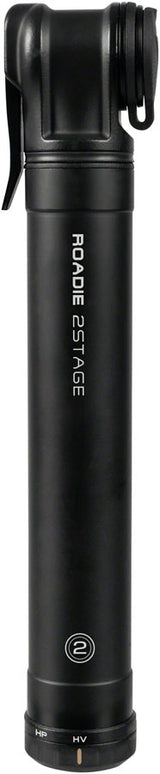 Minibomba Topeak Roadie de 2 etapas y 160 psi, color negro
