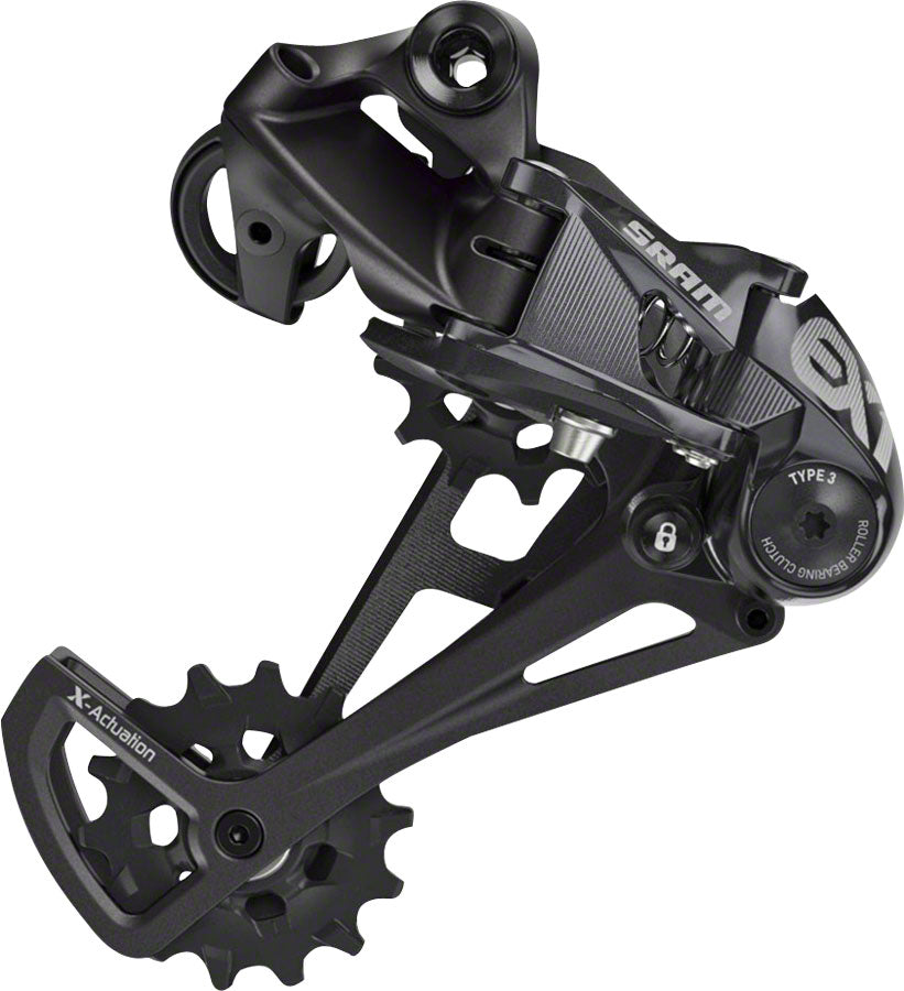 Desviador trasero SRAM EX1 de 8 velocidades, jaula larga, negro