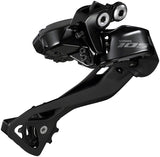 Desviador trasero Shimano 105 RD-R7150E Di2 de 12 velocidades para 2x12 velocidades de montaje directo, negro