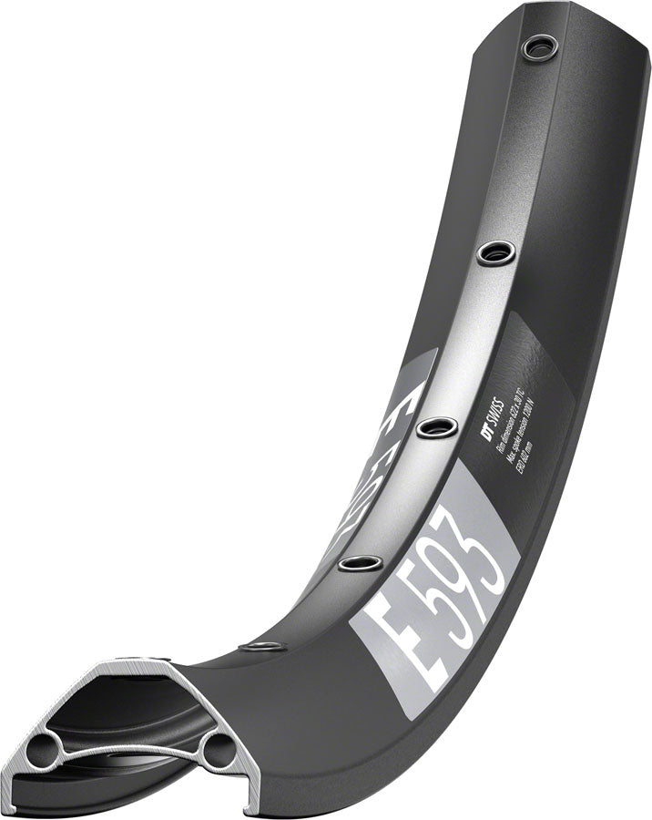 Llanta DT Swiss E 593 - Disco de 27,5" negra, 28 agujeros