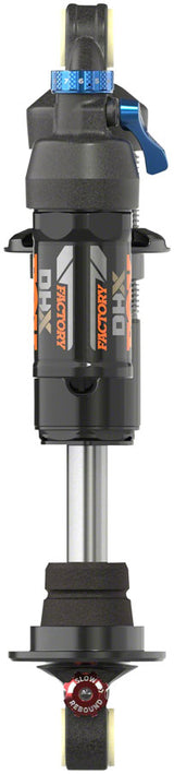 Amortiguador trasero FOX DHX Factory - Métrico 210 x 55 mm, palanca de 2 posiciones, revestimiento de cromo duro