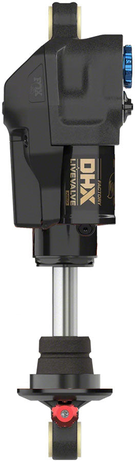 Amortiguador trasero FOX DHX Live Valve Neo Factory - Métrico 230 x 60 mm Live Valve, eje del amortiguador cromado duro, negro