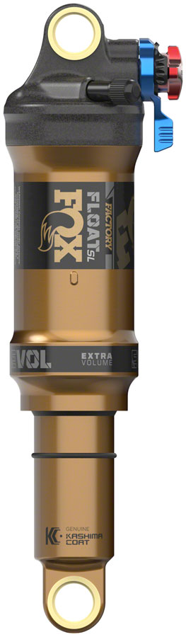 Amortiguador trasero FOX FLOAT SL Factory - Métrico 190 x 42,5 mm Palanca de 3 posiciones EVOL SV Kashima Coat