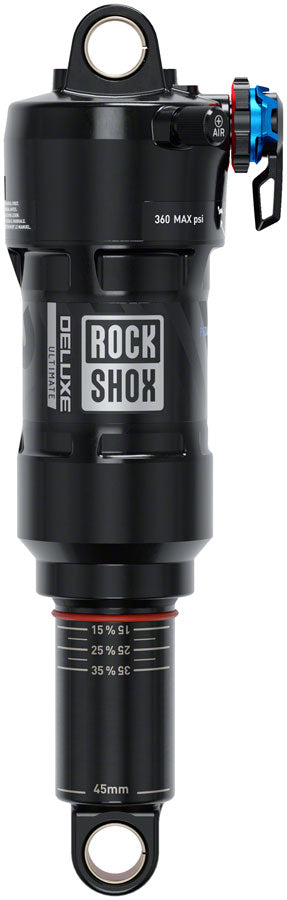 Amortiguador trasero RockShox Deluxe Ultimate RCT - 190 x 42,5 mm, LinearAir 2 Tokens, Reb/Low Comp, 380 lb, Fuerza de salida, Estándar C1