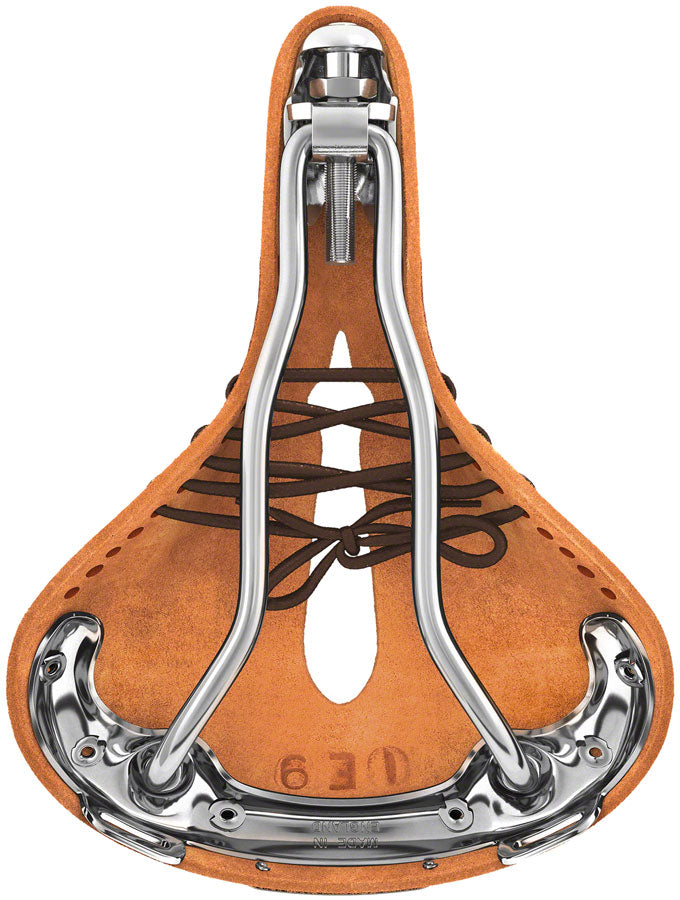 Sillín Brooks B17 Carved - Acero color miel