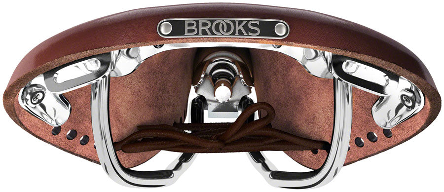 Sillín Brooks B17 Carved - Acero marrón antiguo