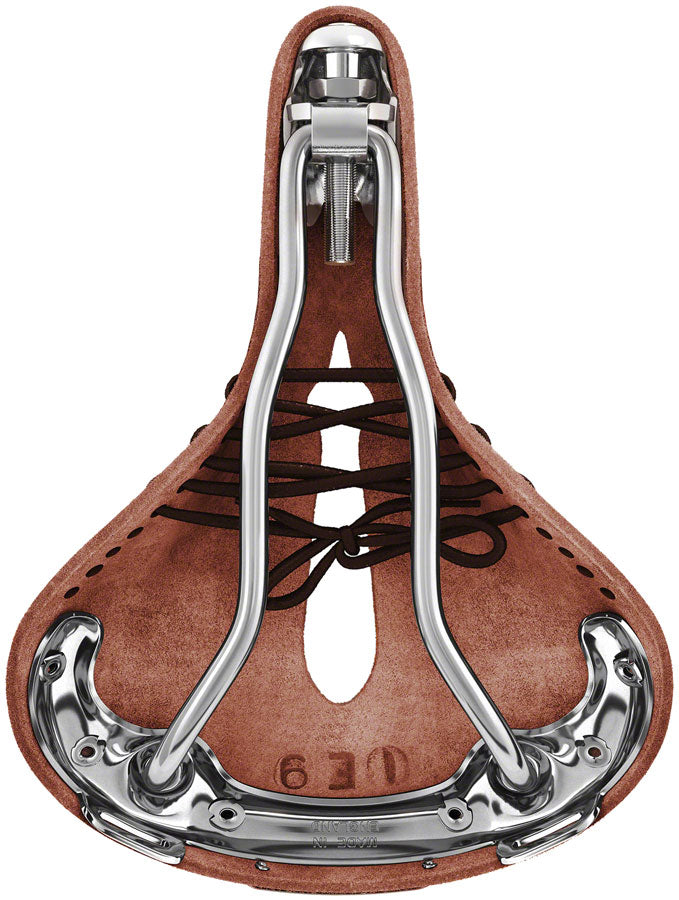 Sillín Brooks B17 Carved - Acero marrón antiguo