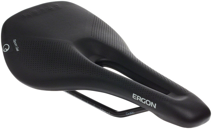 Ergon SR Sport Gel Saddle - Chromoly, Black, Women's