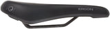Sillín Ergon ST Gel - Negro cromoly para mujer, talla pequeña/mediana
