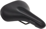 Sillín Ergon ST Gel - Negro cromoly para mujer, talla pequeña/mediana