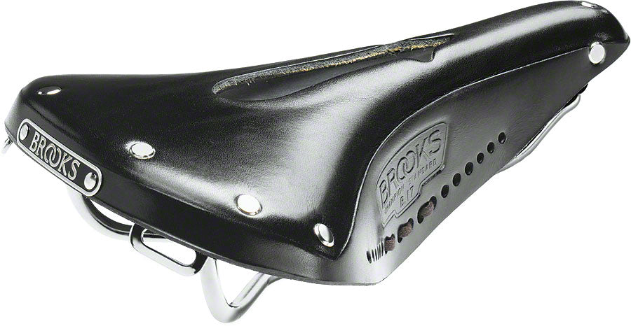 Sillín Brooks B17 Carved - Acero Negro para hombre