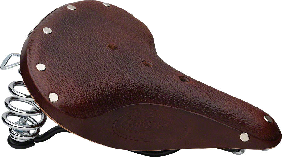 Sillín Brooks B67 para mujer, color marrón acero