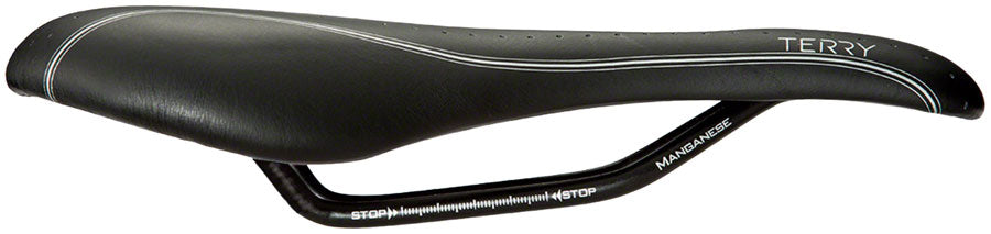 Sillín de gel Terry FLX para mujer, color negro manganeso