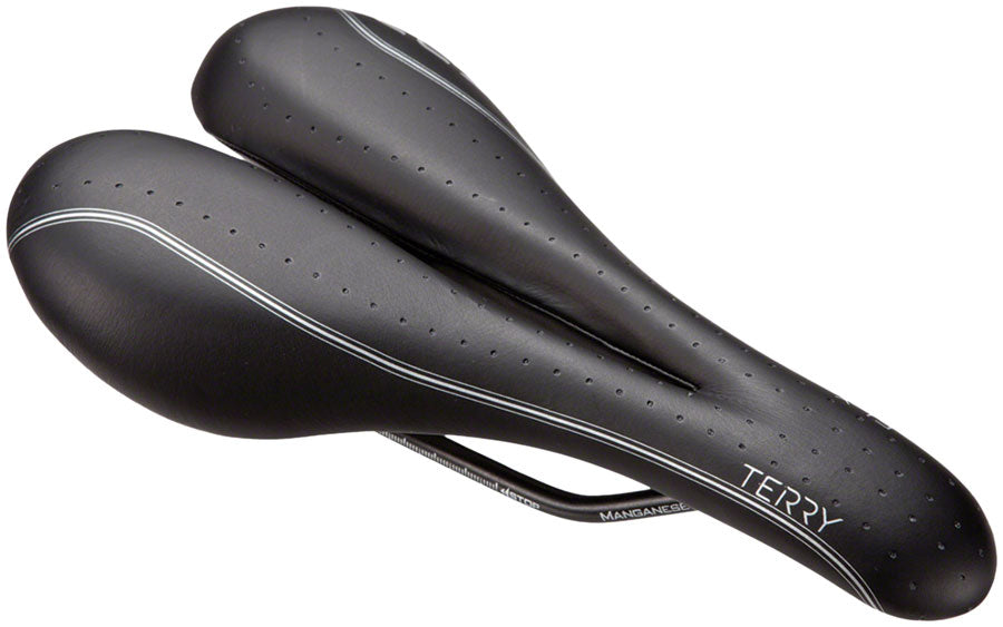 Sillín de gel Terry FLX para mujer, color negro manganeso