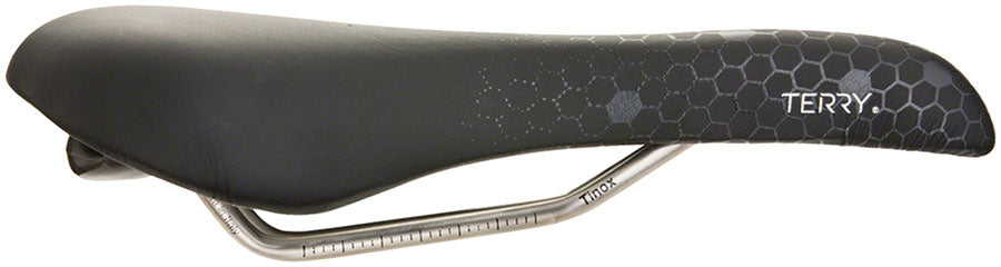 Sillín Terry Fly Ti Gel - Titanio negro/gris para hombre