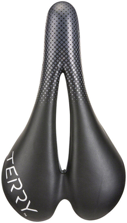 Sillín Terry Falcon X - Cromoly Negro Gris para mujer