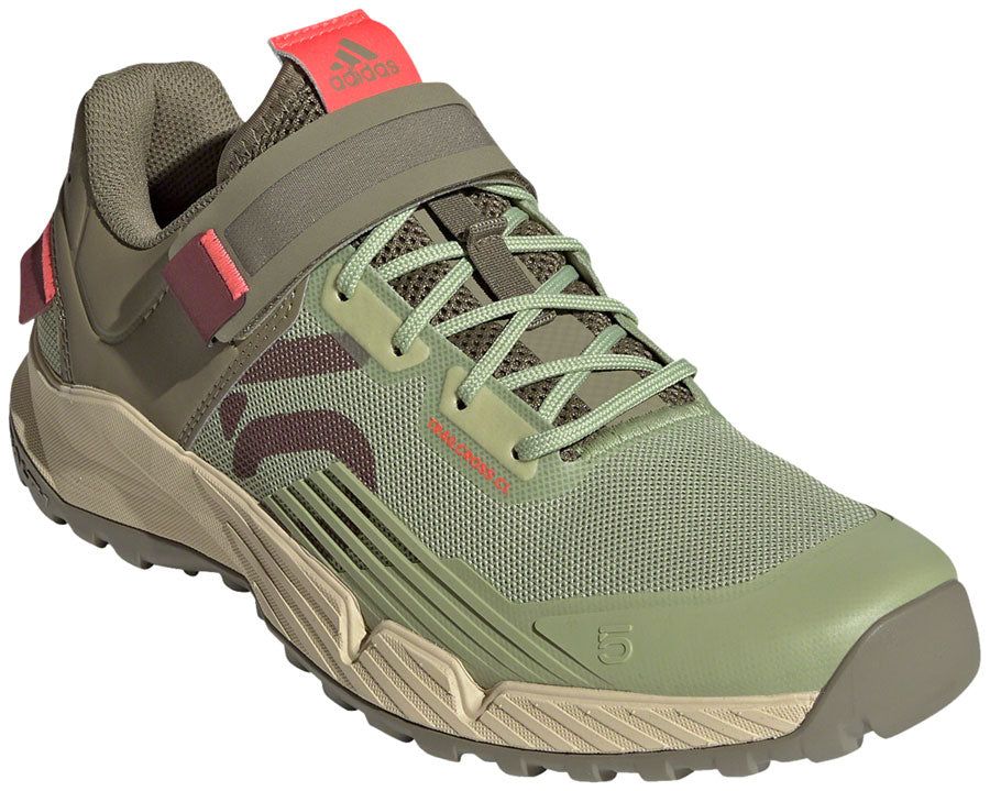 Five Ten Trailcross Mountain Clipless Shoes - Womens Quiet Crimson/Orbit Green/Turbo 6