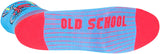 Calcetines clásicos para triciclo SockGuy - 10 cm, azul/rojo, talla L/XL