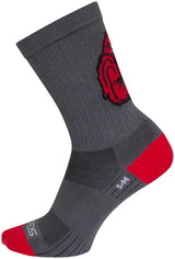 Calcetines SockGuy SGX Rise and Grind - Gris, 15 cm, talla L/XL