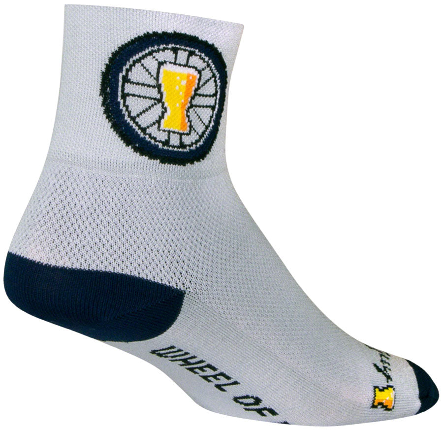 Calcetines clásicos Destiny de SockGuy - Grises, 7,6 cm, talla L/XL