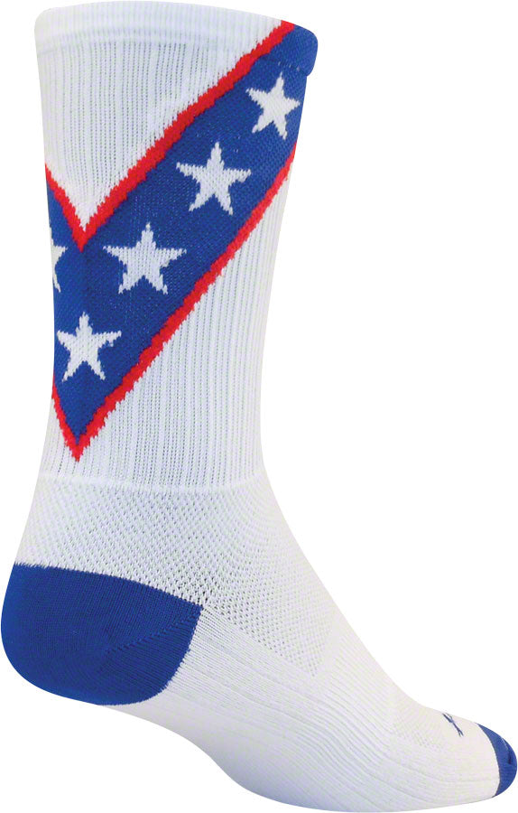 Calcetines SockGuy SGX Daredevil - Blancos, 15 cm, talla pequeña/mediana