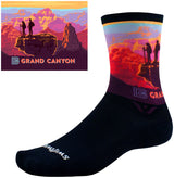 Calcetines Swiftwick Vision Impression para el Parque Nacional - 15 cm, talla mediana, Canyon Lookout