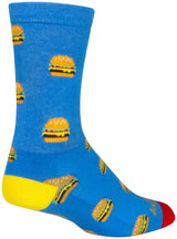 Calcetines de hamburguesas SockGuy Crew - 15 cm (grande/extragrande)
